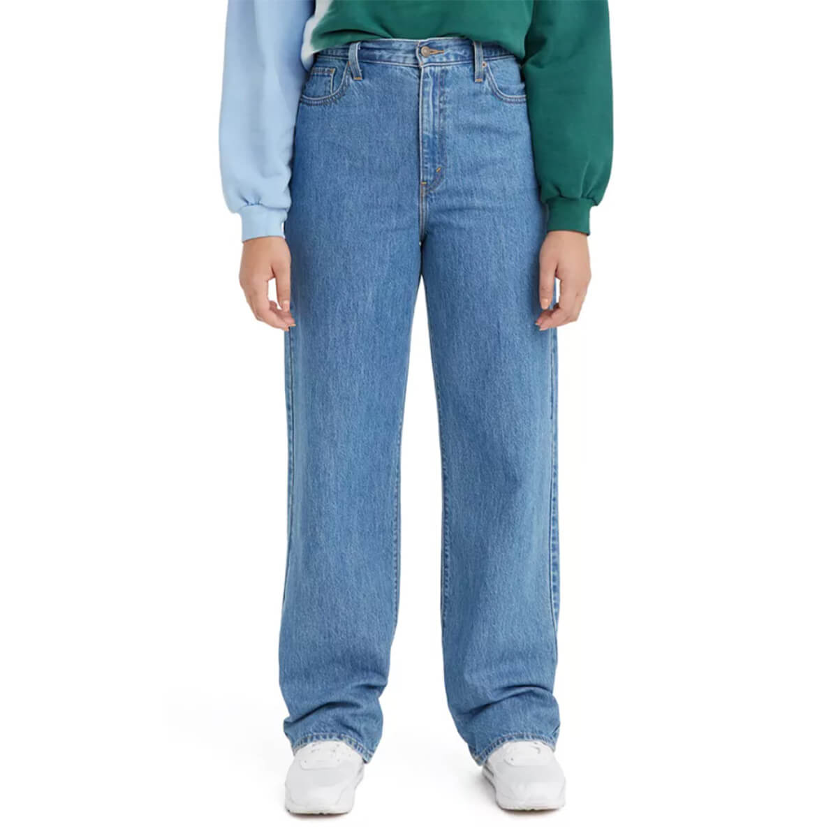 Levi's, High-Waisted Straight Jeans, $70