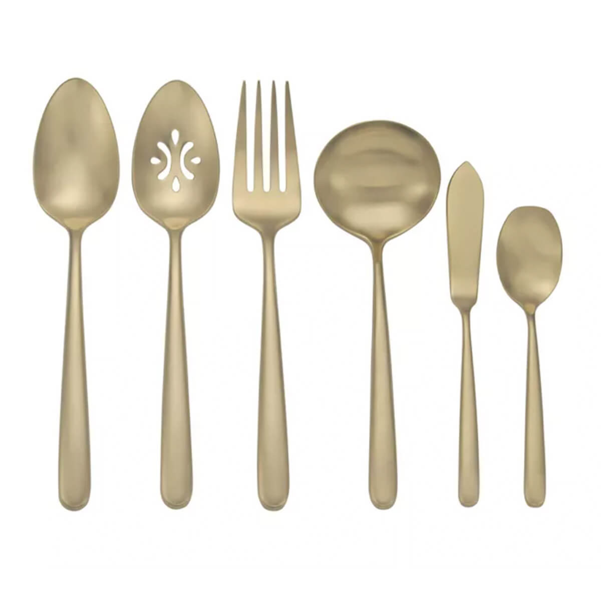 Robinson, Valley Falls Dusk Champagne 6 Piece Serve Set, $135