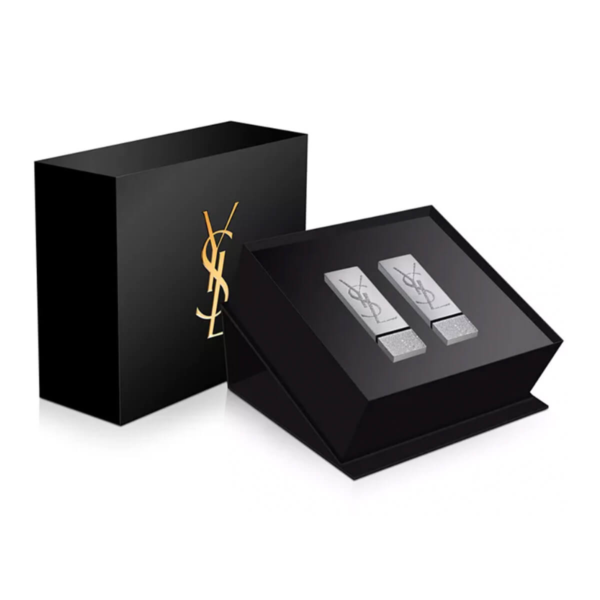 Yves Saint Laurent, 2-Piece Zoë Kravitz Rouge Pur Couture Satin Lipstick Set, $50