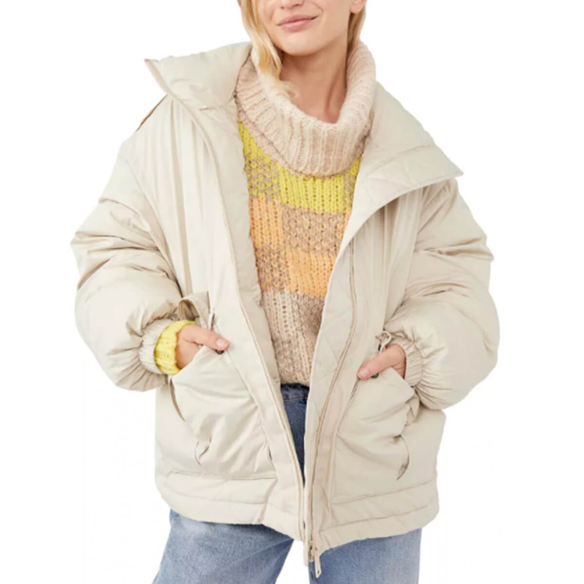 Free People, Duvet Bomber Coat, $148