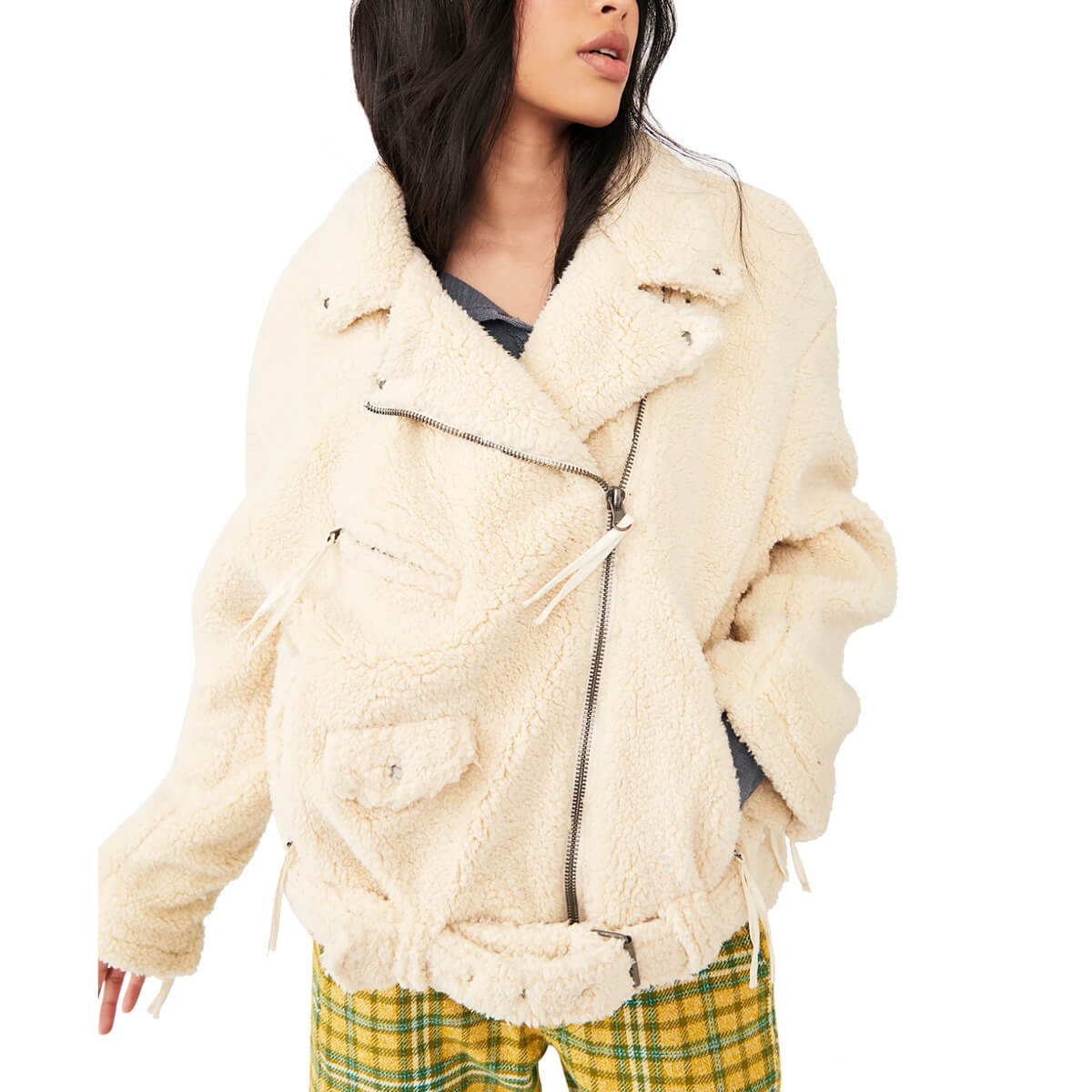 Free People, So Cozy Slouchy Moto Jacket, $168
