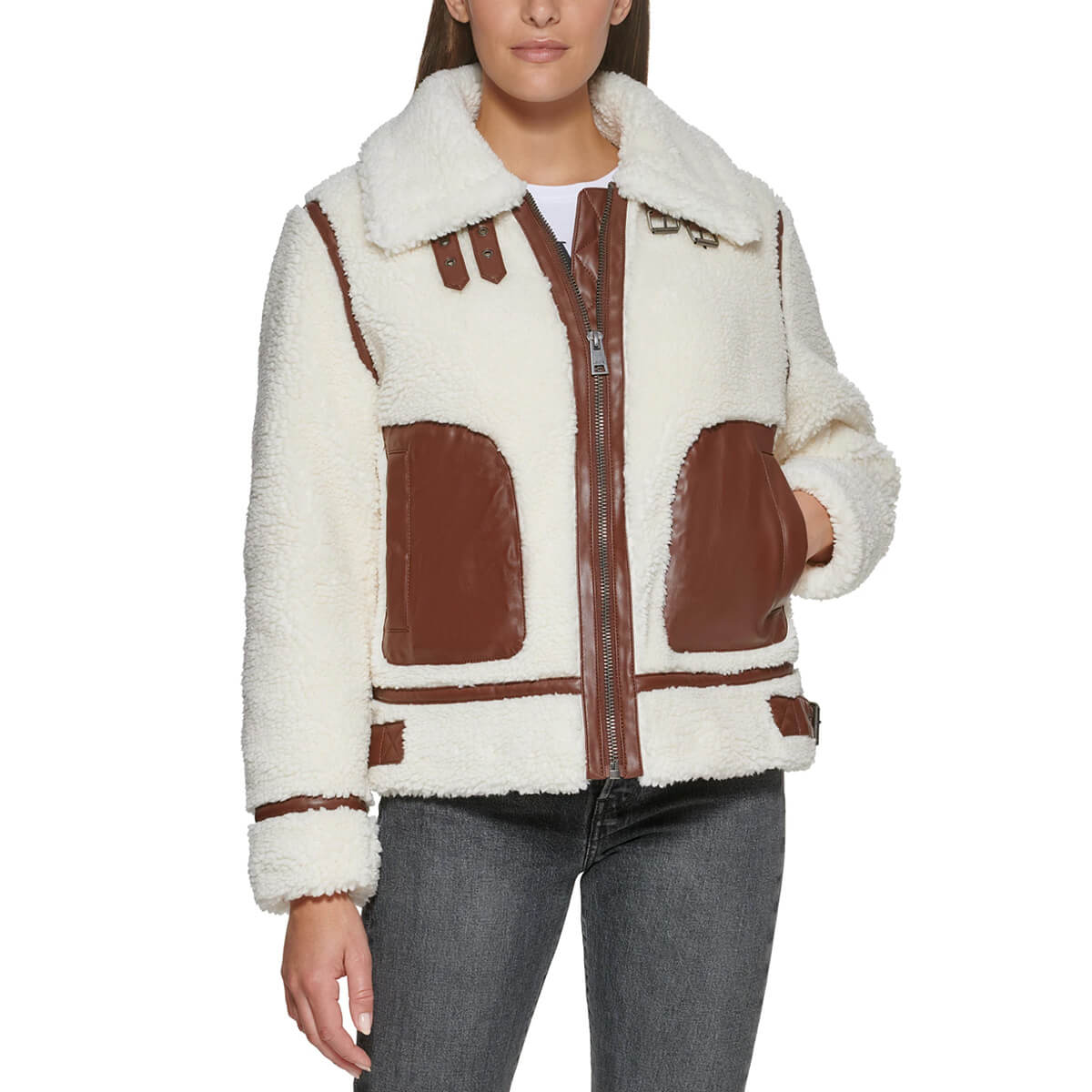 Levi's, Sherpa Moto Coat, $240