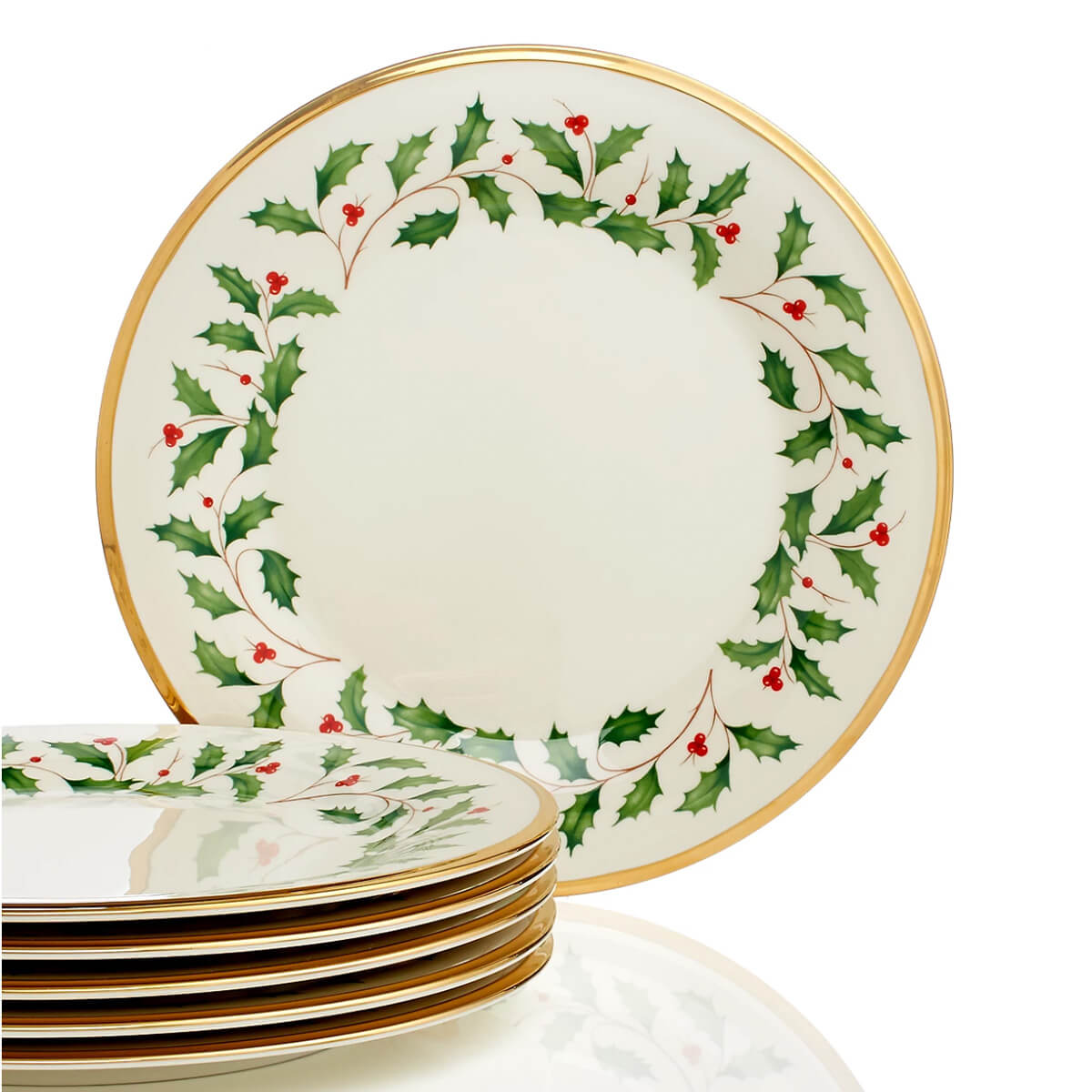 Lenox, Holiday Dinner Plate Set, $336