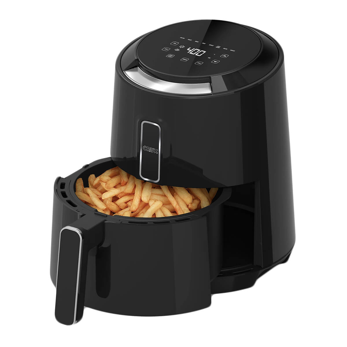 Crux, 3.7-Quart Touchscreen Electric Air Fryer, $100