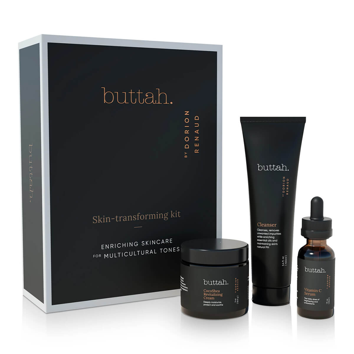 Buttah Skin 3-Piece Skin Transforming Kit With CocoShea Revitalizing Cream, $73