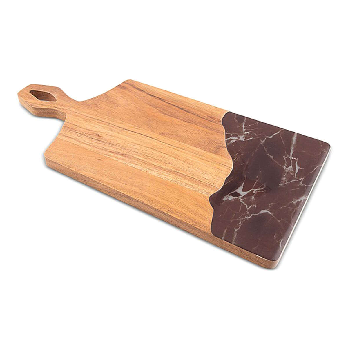 Thirstystone Wood Serving Board with Marble-Look Decal, $58