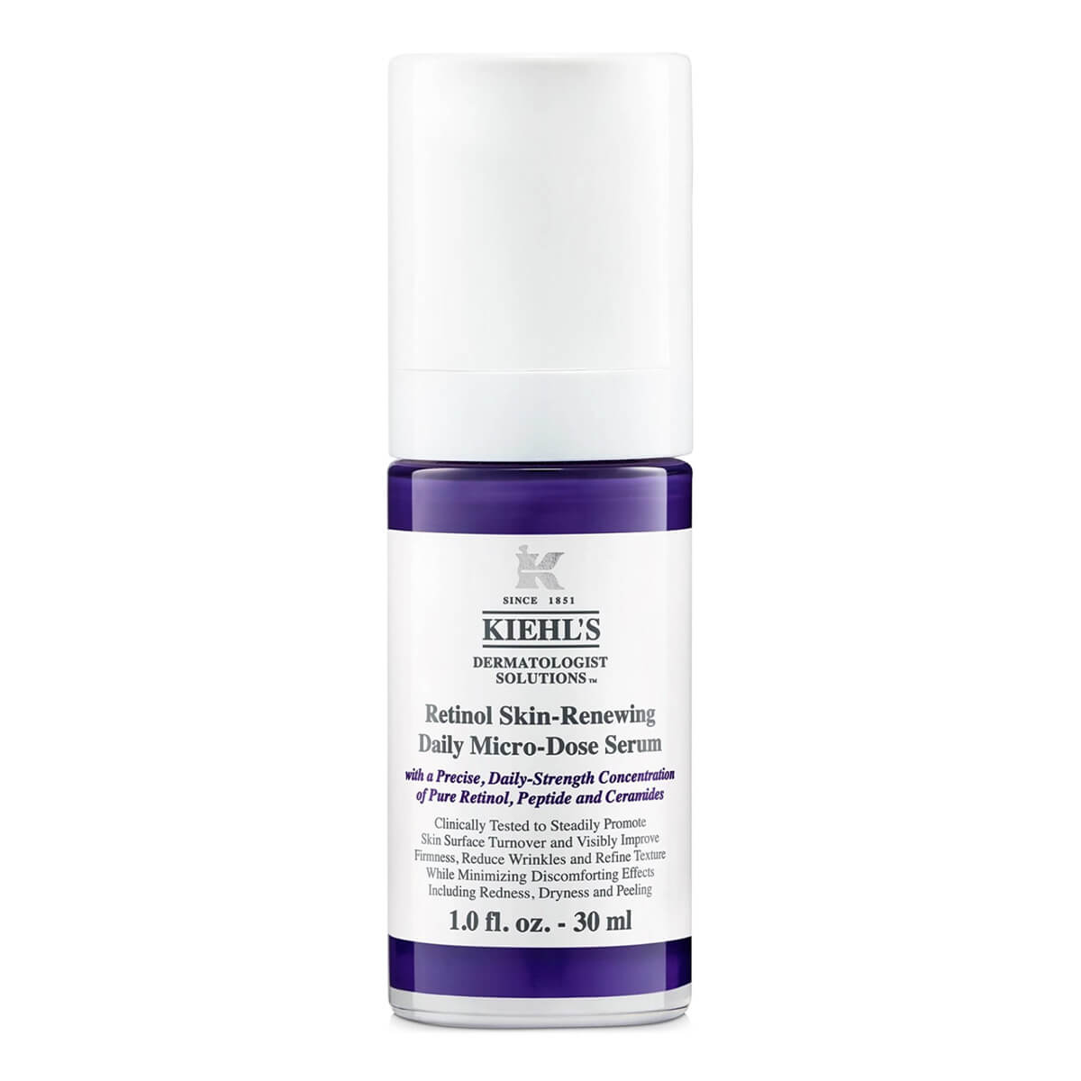 Kiehl's Micro-Dose Anti-Aging Retinol Serum with Ceramides and Peptide, $60