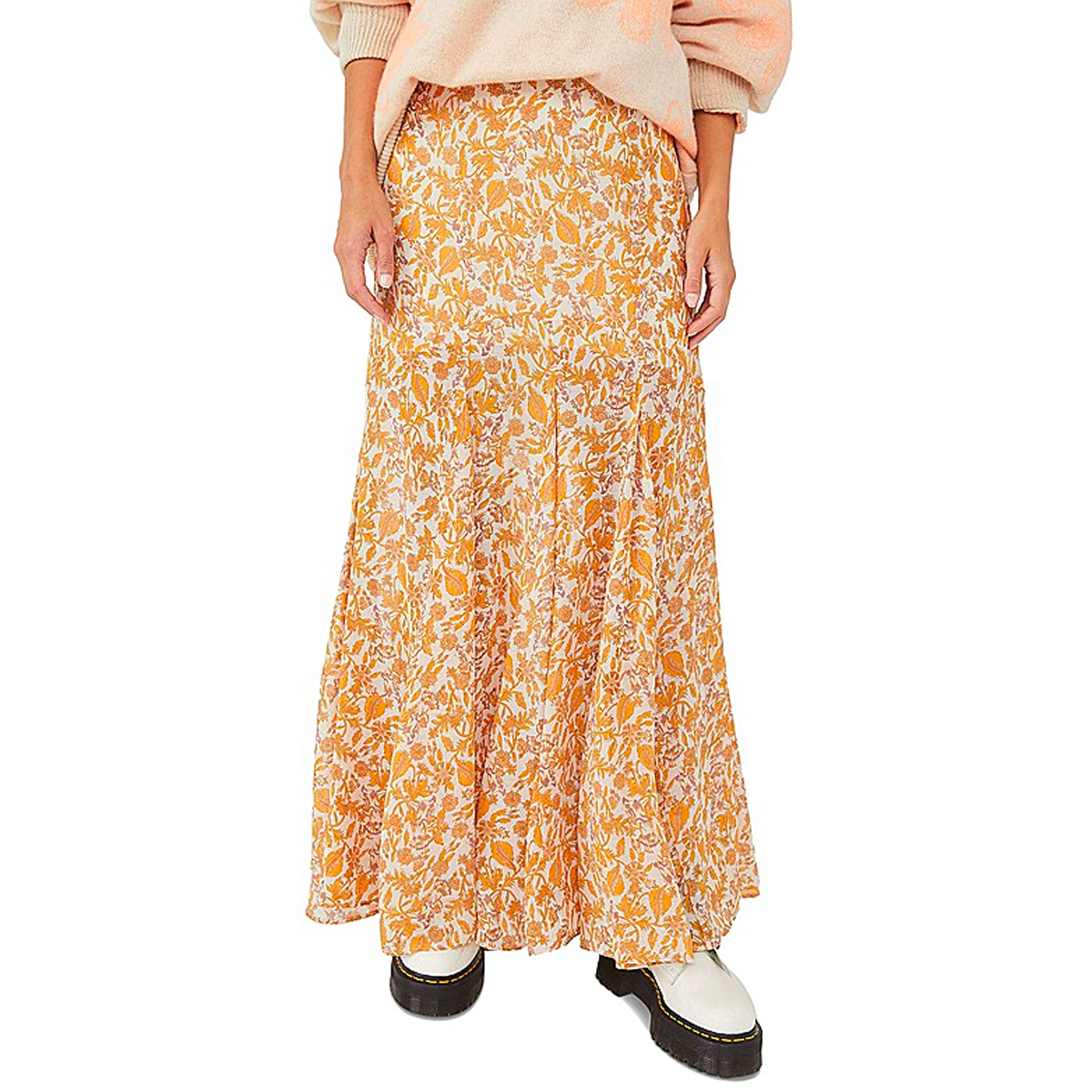 Free People Lilith Cotton Maxi Skirt, $128