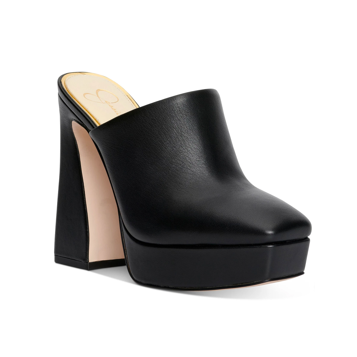 Jessica Simpson Denima Platform Mules, $110