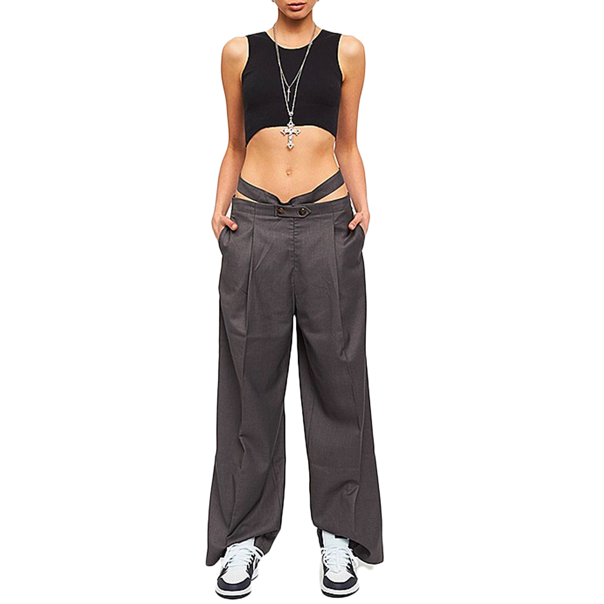 Lioness French Kiss Waist-Strap Baggy-Fit Pants, $89