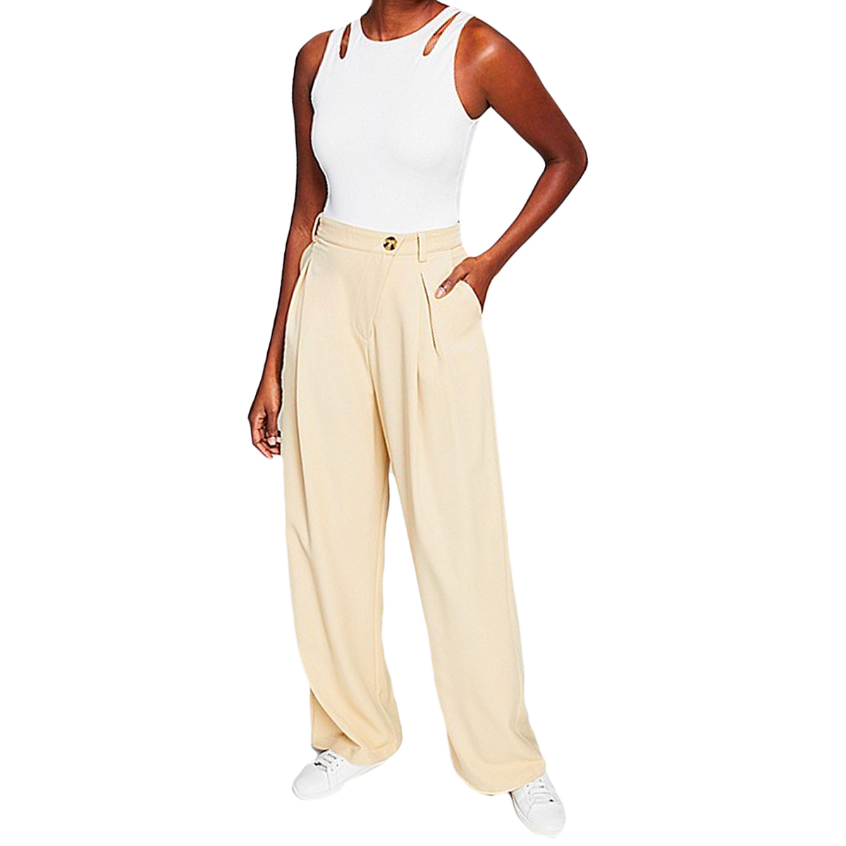 And Now This Wide-Leg Pants, $49
