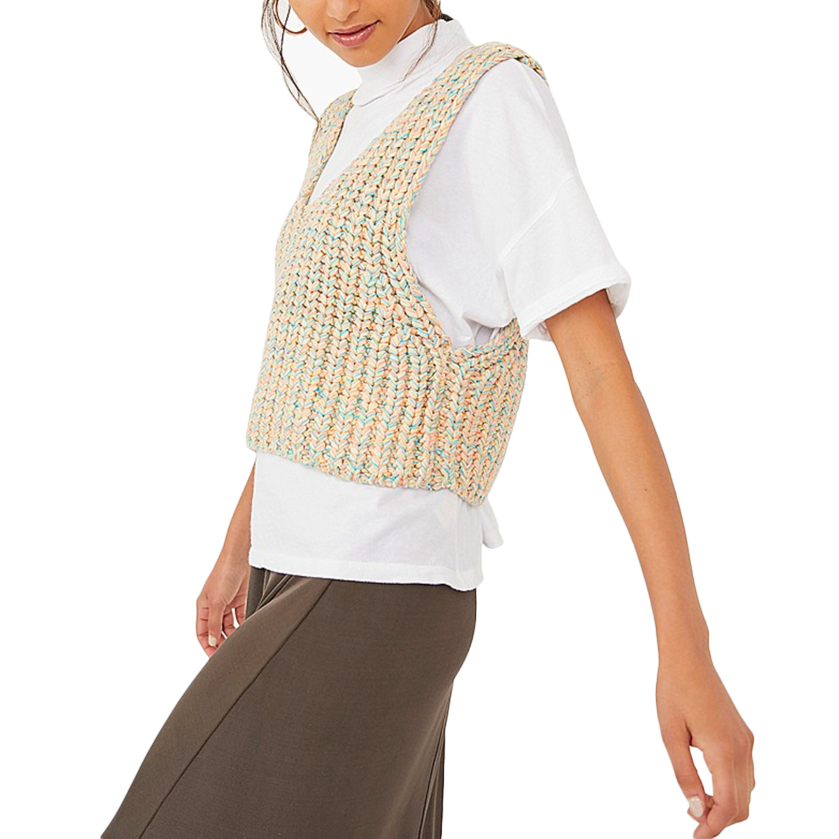 Free People Hoopla Sweater Vest, $78