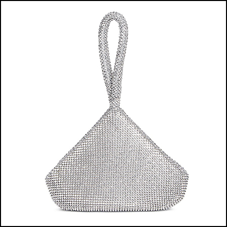 Doris Sparkle Mesh Pouch, $80